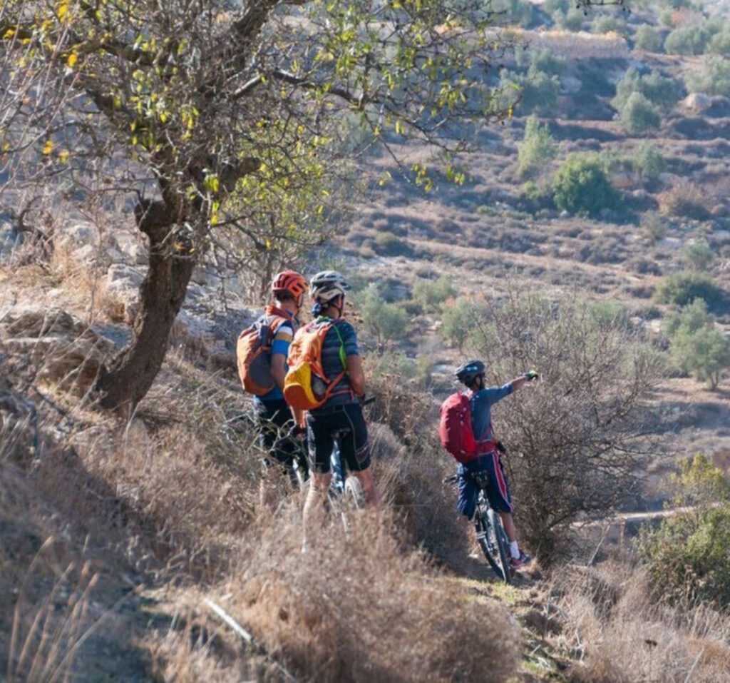 Sur les sentiers de Palestine à VTT